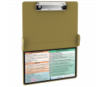 WhiteCoat Clipboard® - Tactical Brown Physical Therapy Edition